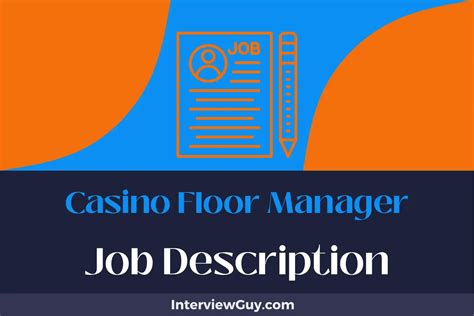 casino floor manager responsibilities